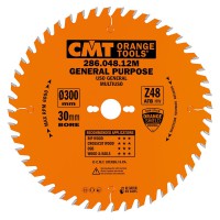 CMT Construction Saw Blade - 300mm dia x 3.2 kerf x 30 bore Z48 10ATB